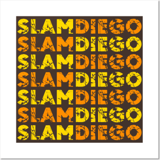 Slam Diego Posters and Art